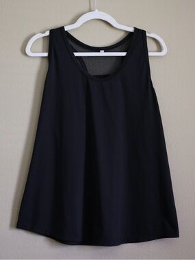 ICTIVE Black Mesh Racerback Workout Tank Top Women’s XL